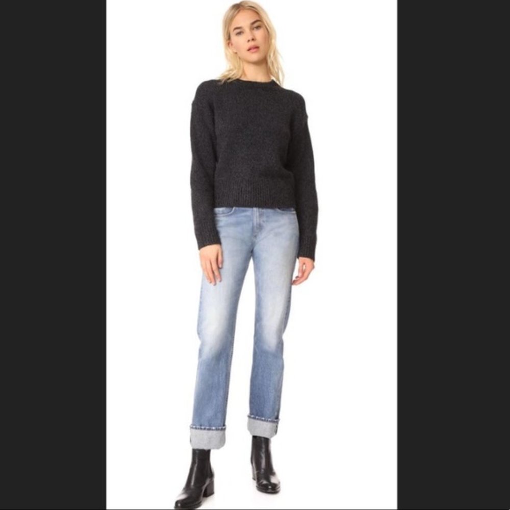 rag & bone Navy Speckled Sweater sz S